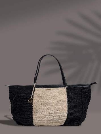 MALIBU BEACH BAG BLACK
