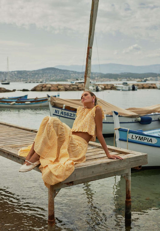 MALONE TOP YELLOW