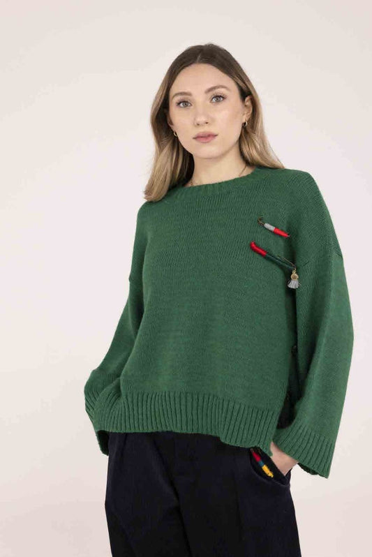 MAGLIONE CON SPILLE
