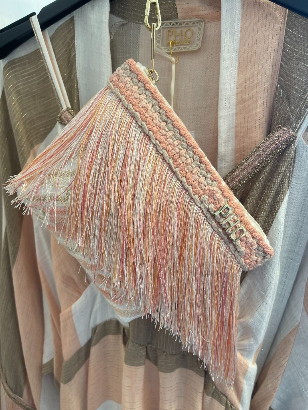 POCHETTE CON FRANGE