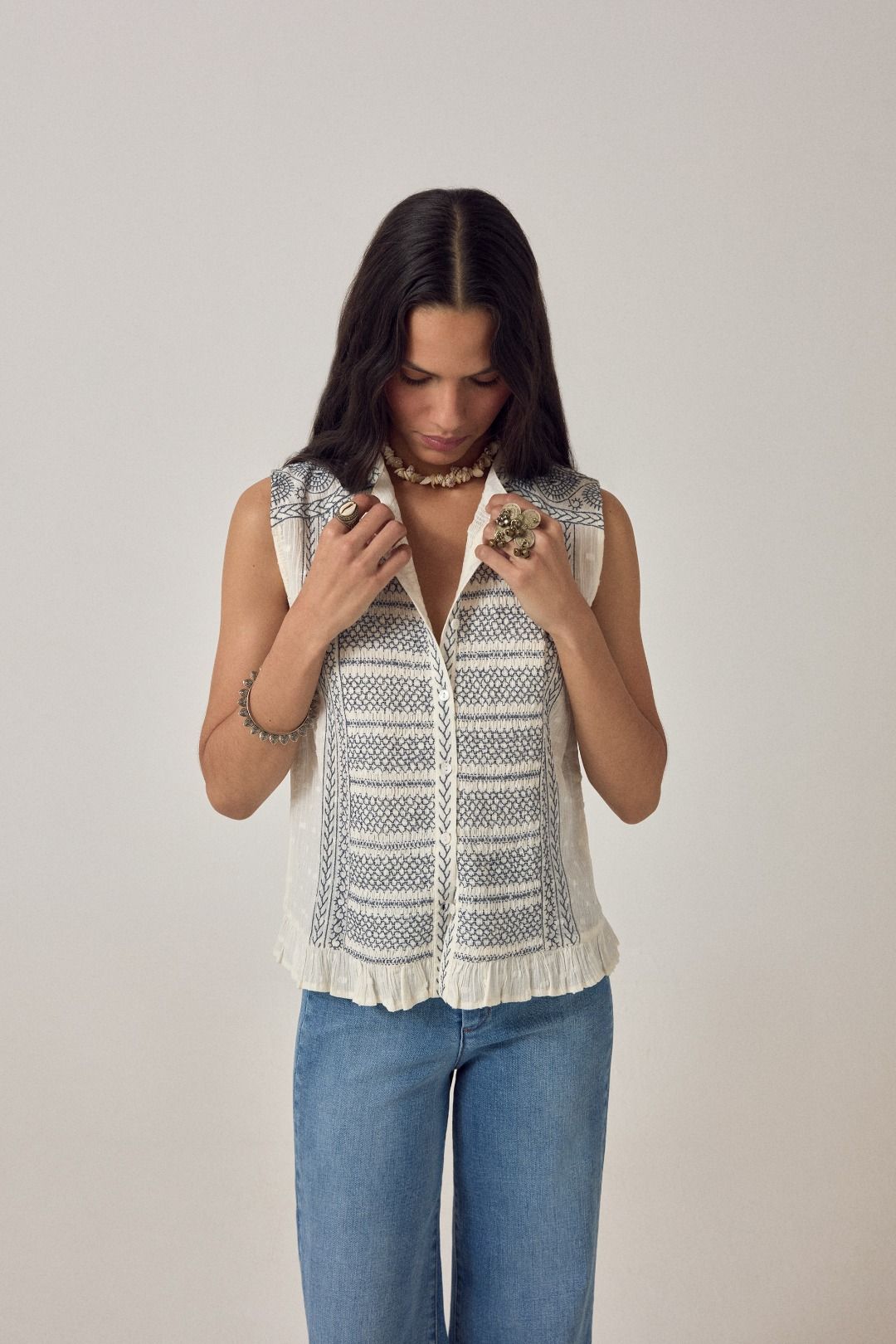 TOP RICAMATO IRINA
