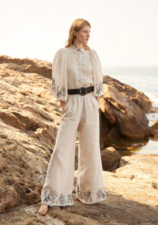 CAMICIA IN LINO CORDA
