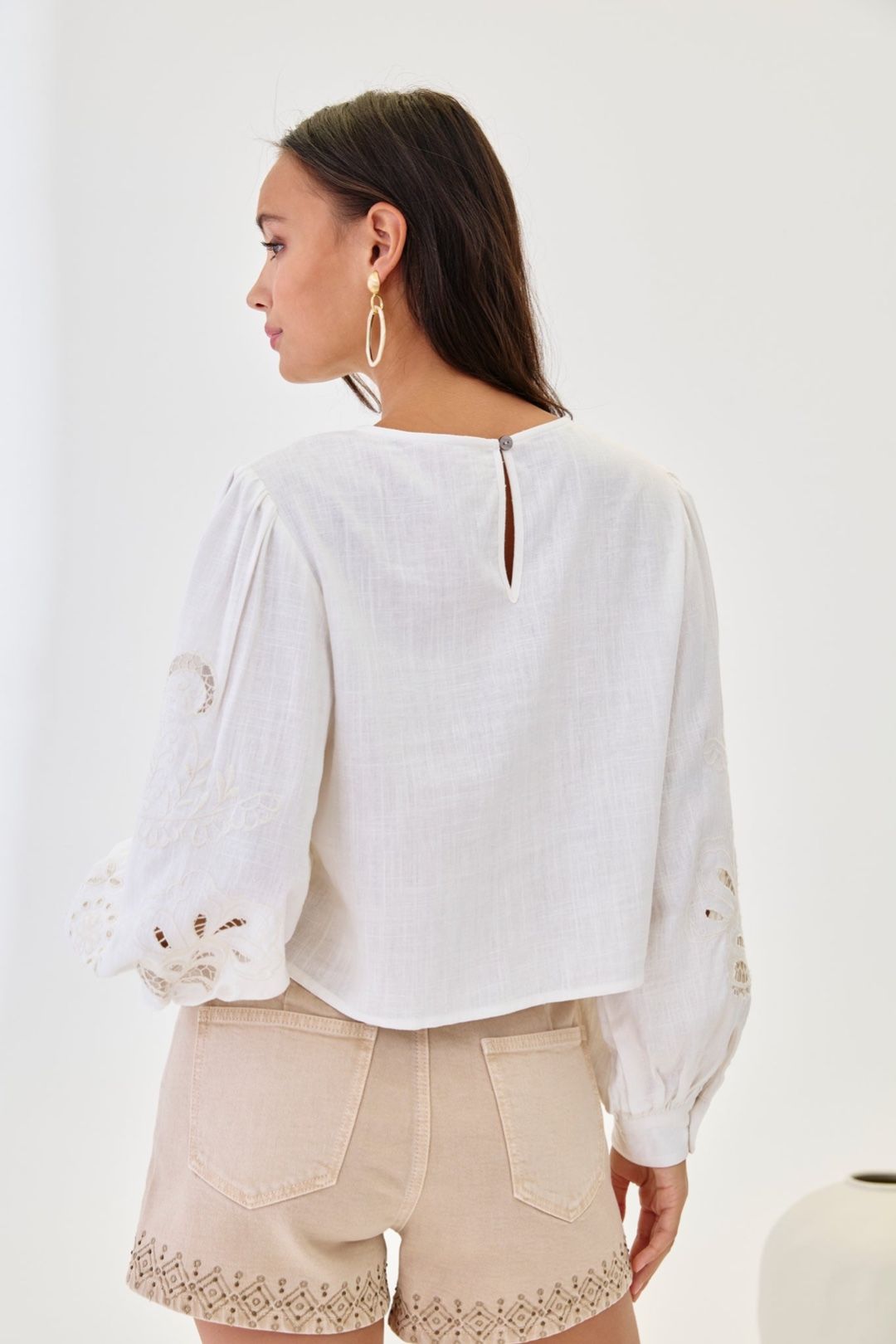 BLUSA IN LINO WERET