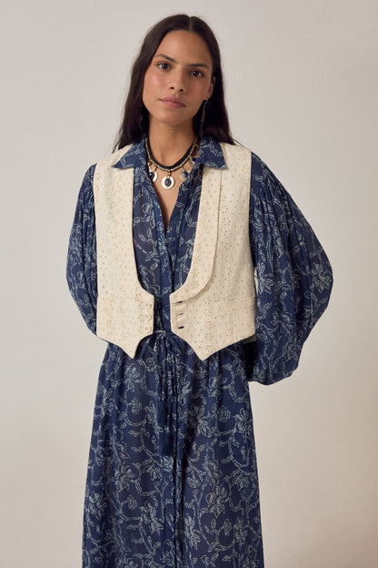 BESTICKTE WESTE FLORENCE