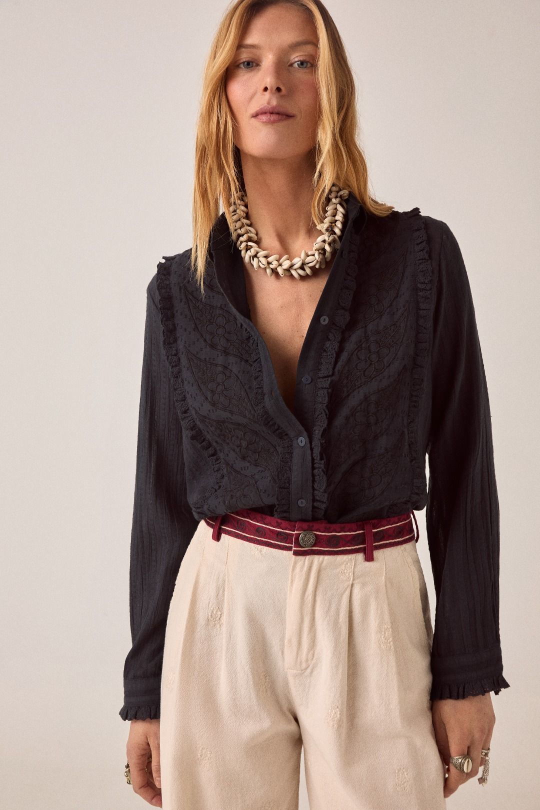 CAMICIA RICAMATA JAVIERA