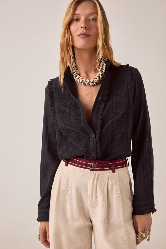 CAMICIA RICAMATA JAVIERA