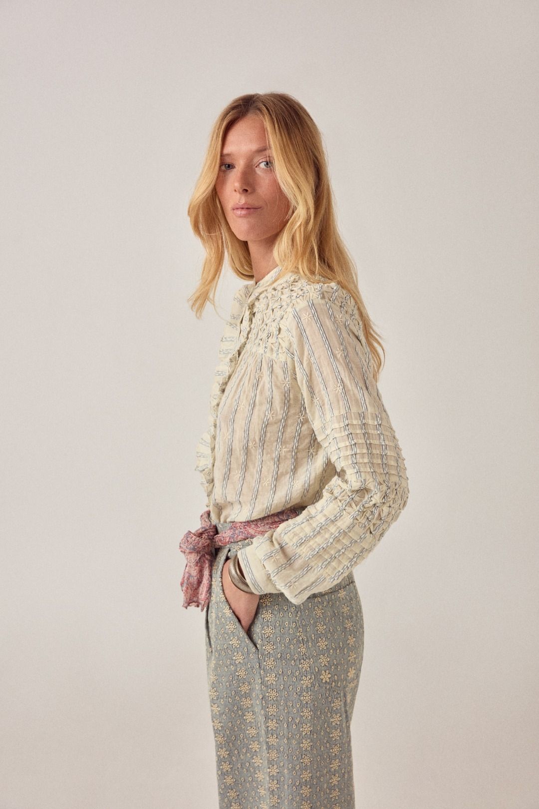 CAMICIA RICAMATA ELTA