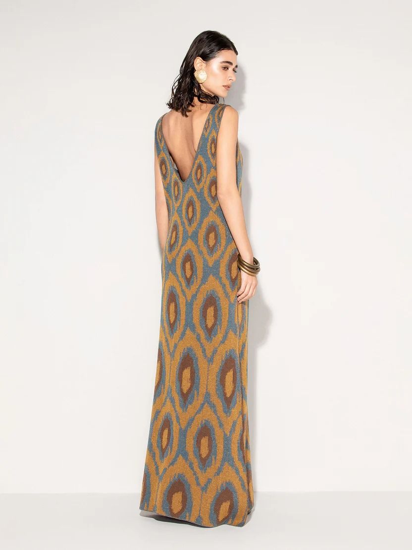 ABITO LUNGO JACQUARD