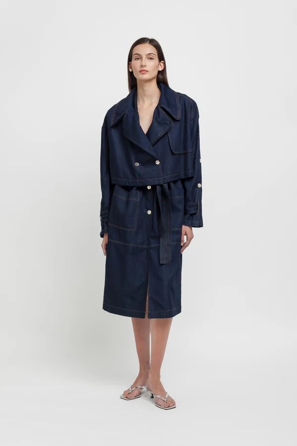 TRENCH CROP DENIM