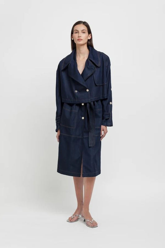 TRENCH CROP DENIM