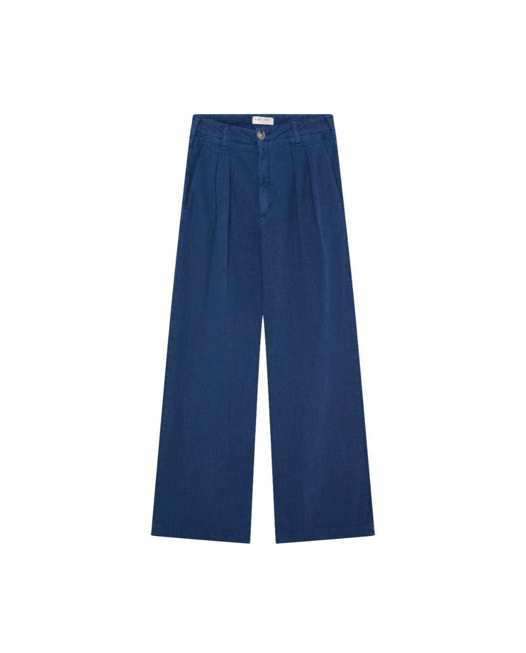 PANTALONE IN LINO MARINA