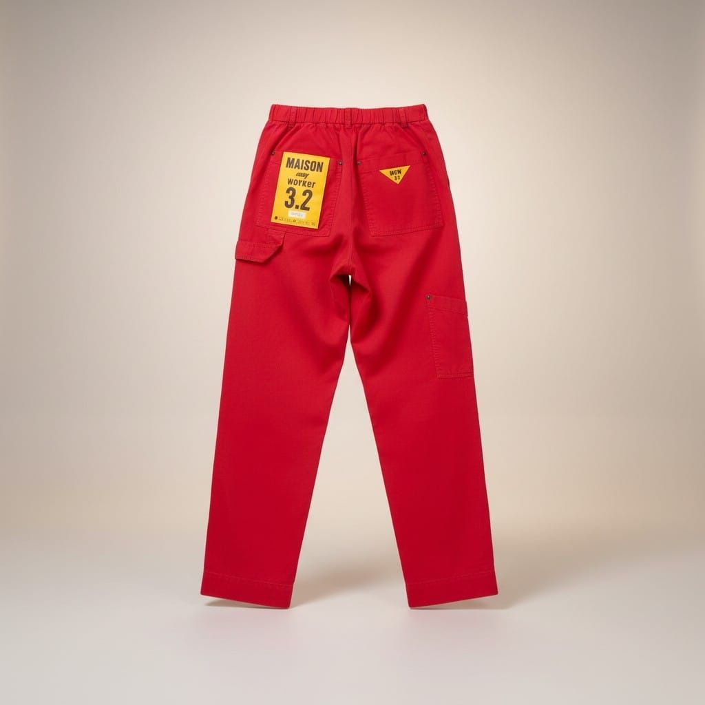 PANTALONE WORKER TINTA UNITA