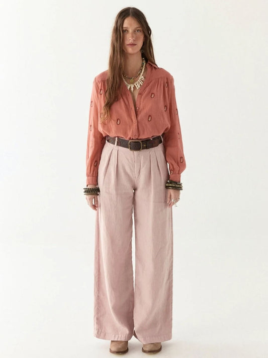 MARISA PANTALONE IN LINO