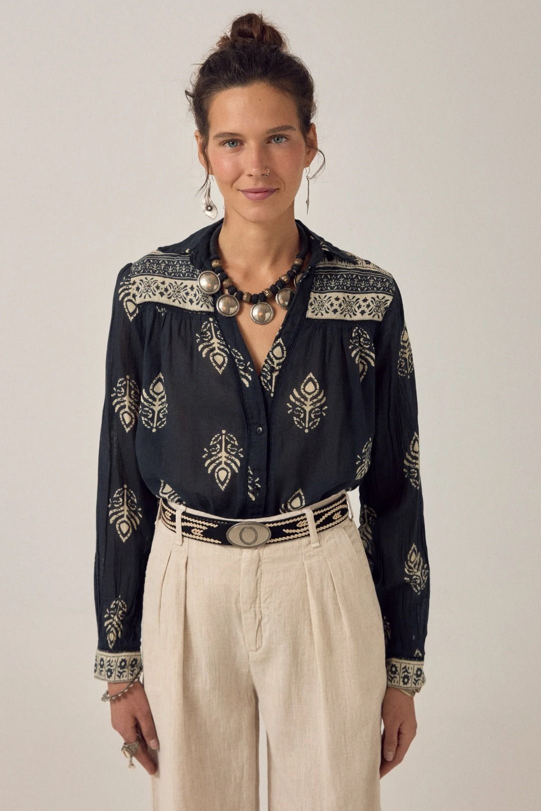 CAMICIA STAMPATA RANI