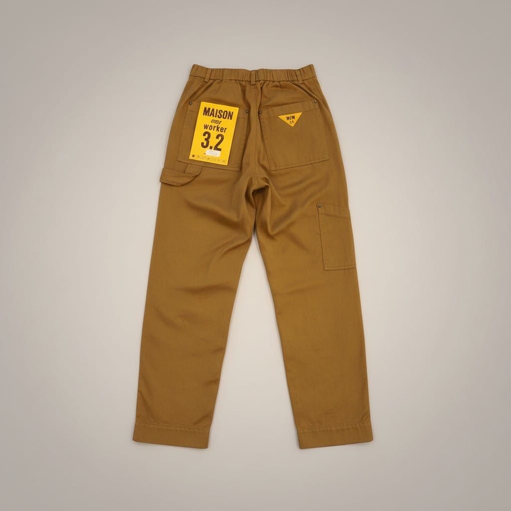 PANTALONE WORKER TINTA UNITA
