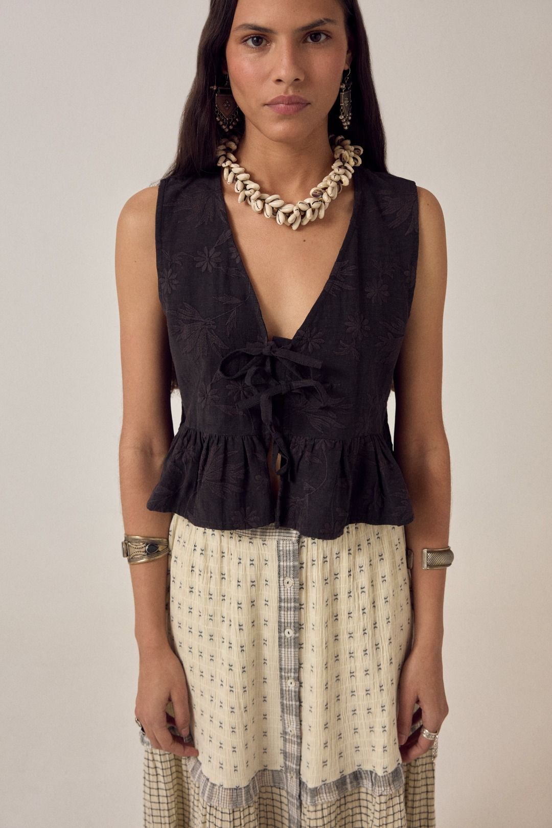 GILET RICAMATO ZHOU