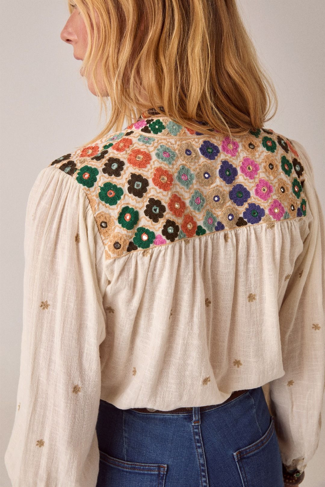 CAMICIA RICAMATA CLEO