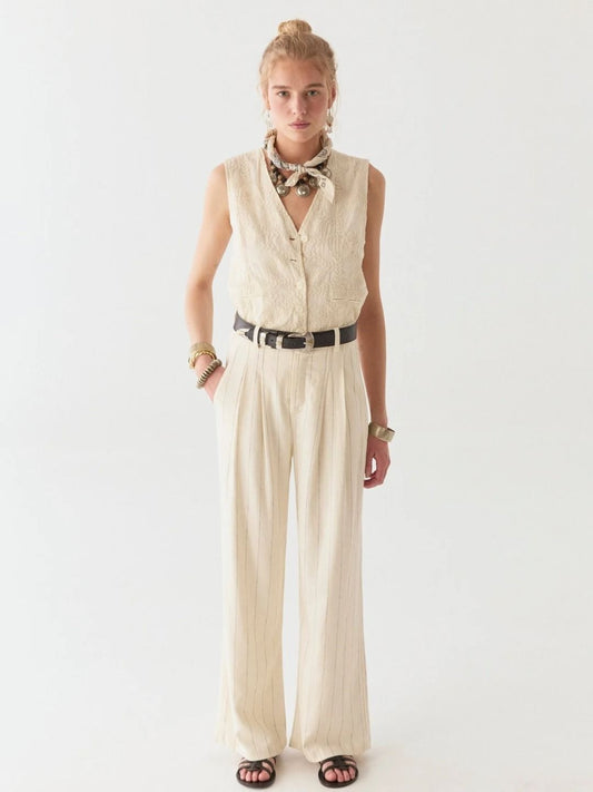 DELPHINE GILET RICAMATO