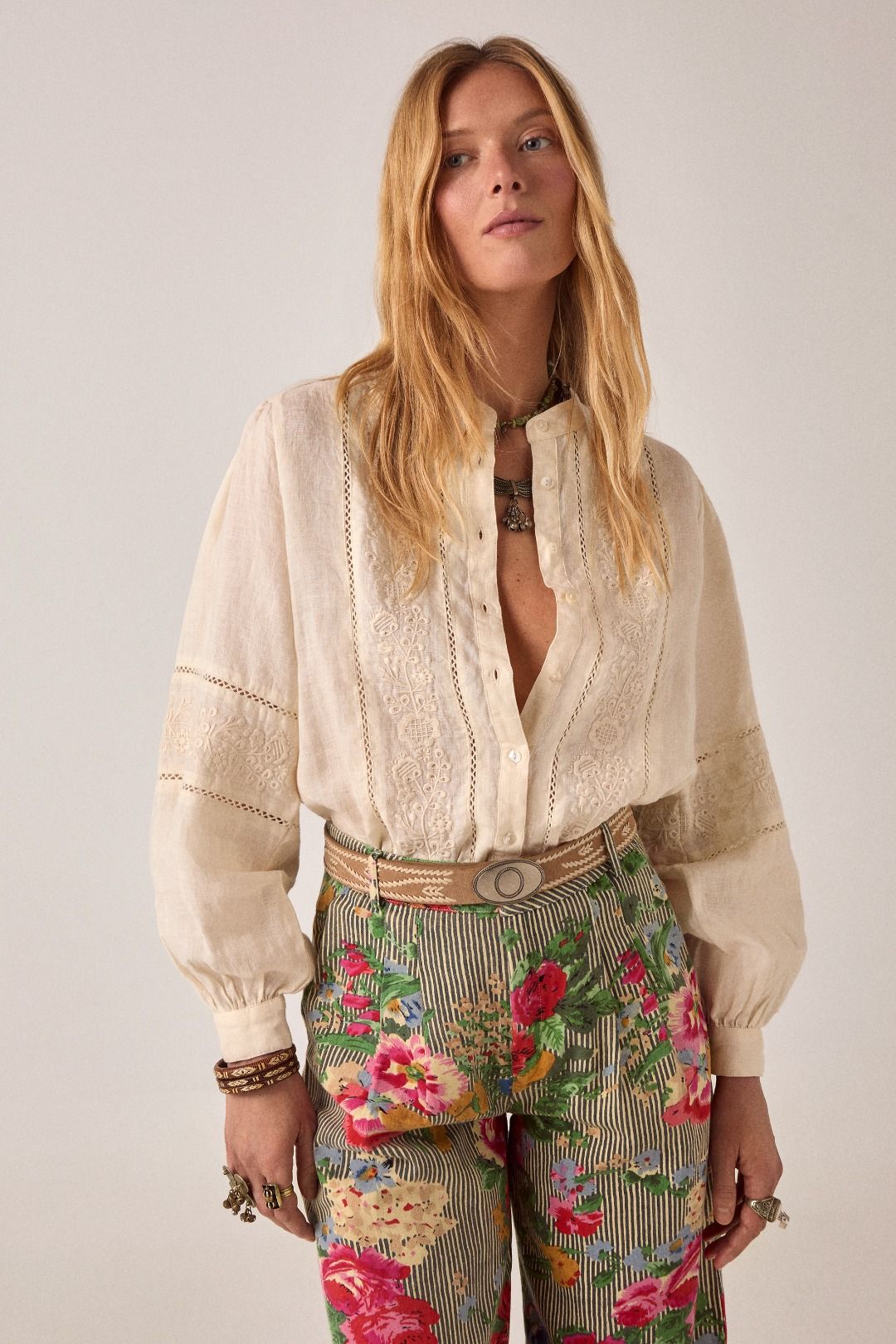 CAMICIA RICAMATA VIRGINIA