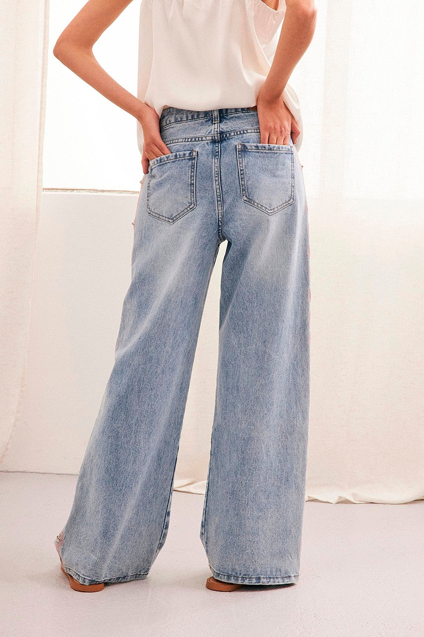 JEANS RICAMATI IKARI