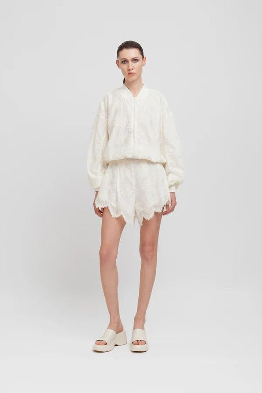 SHORTS IN MUSSOLA RICAMATA