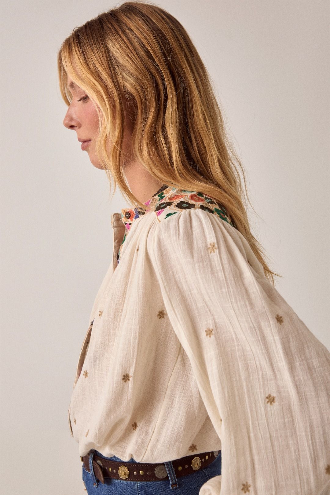 CAMICIA RICAMATA CLEO