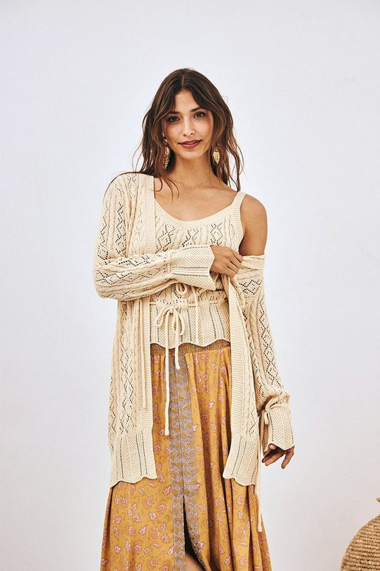 GUNTUR KIMONO IN MAGLIA