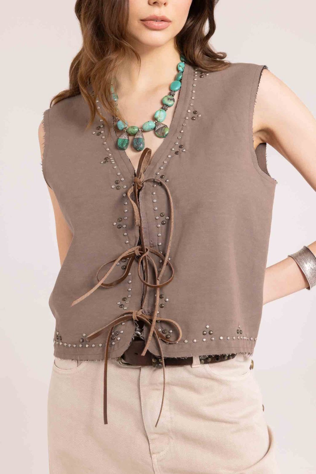 GILET CON BORCHIE