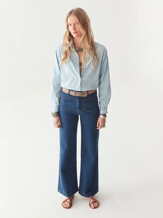 EDNA DARK DENIM