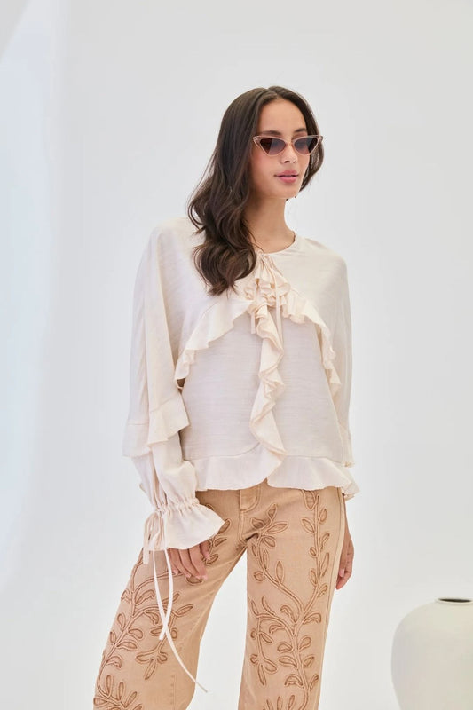 CAMICIA CON VOLANT VALS
