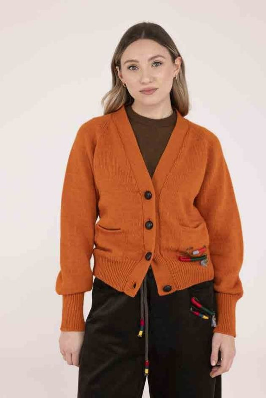 CARDIGAN CON SPILLE