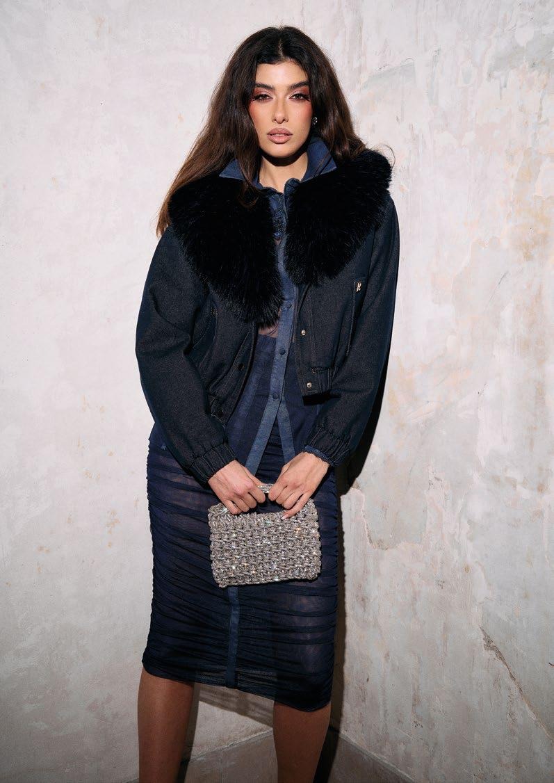 GIACCA DENIM CON APPLICAZIONI