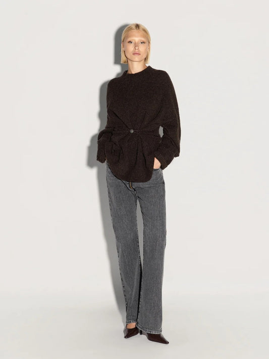 PULLOVER GIROCOLLO CON BOTTONI