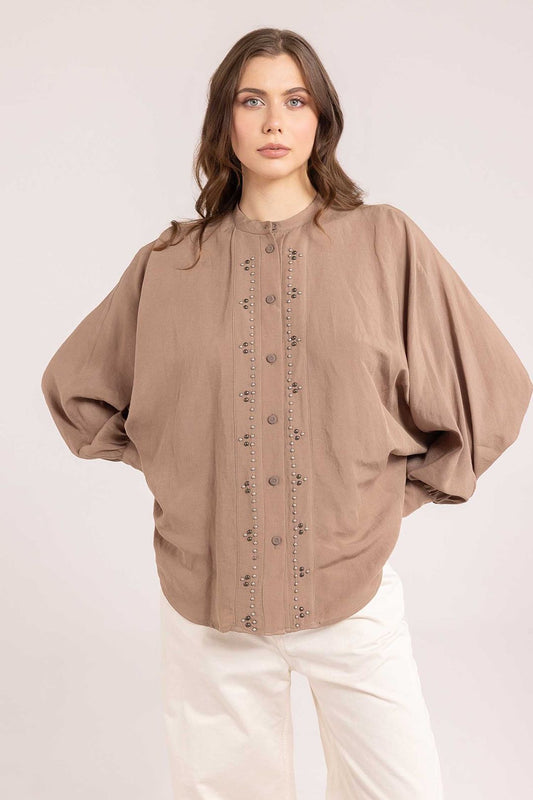 CAMICIA CON BORCHIE