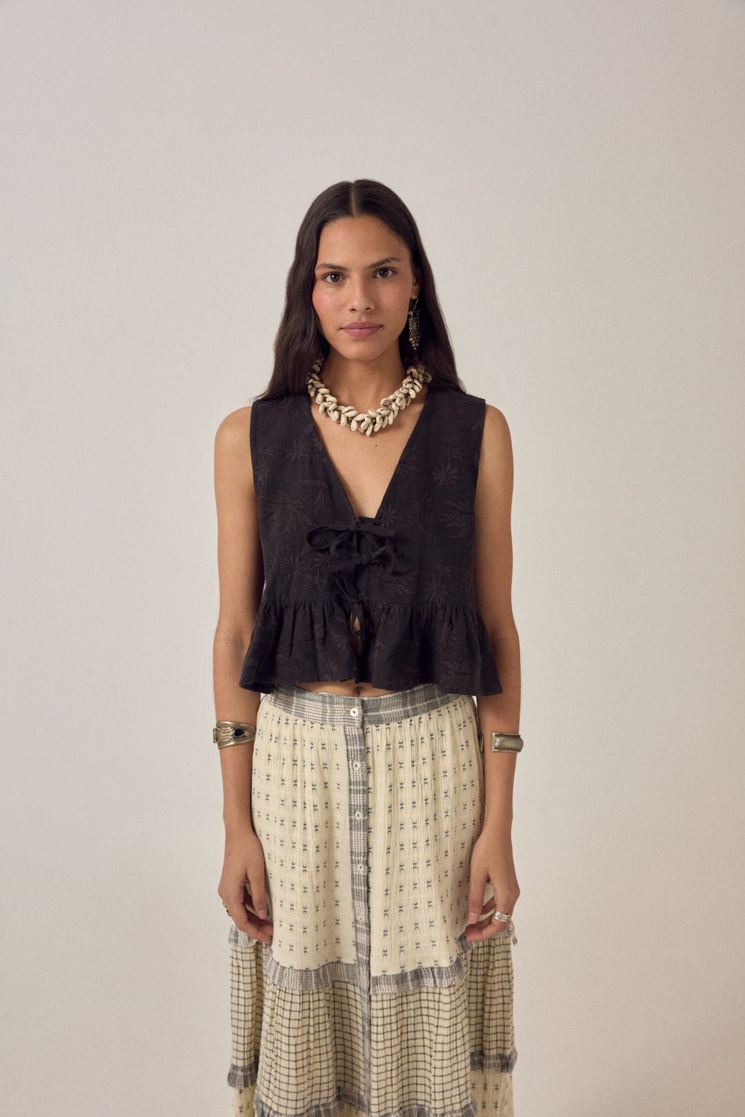GILET RICAMATO ZHOU