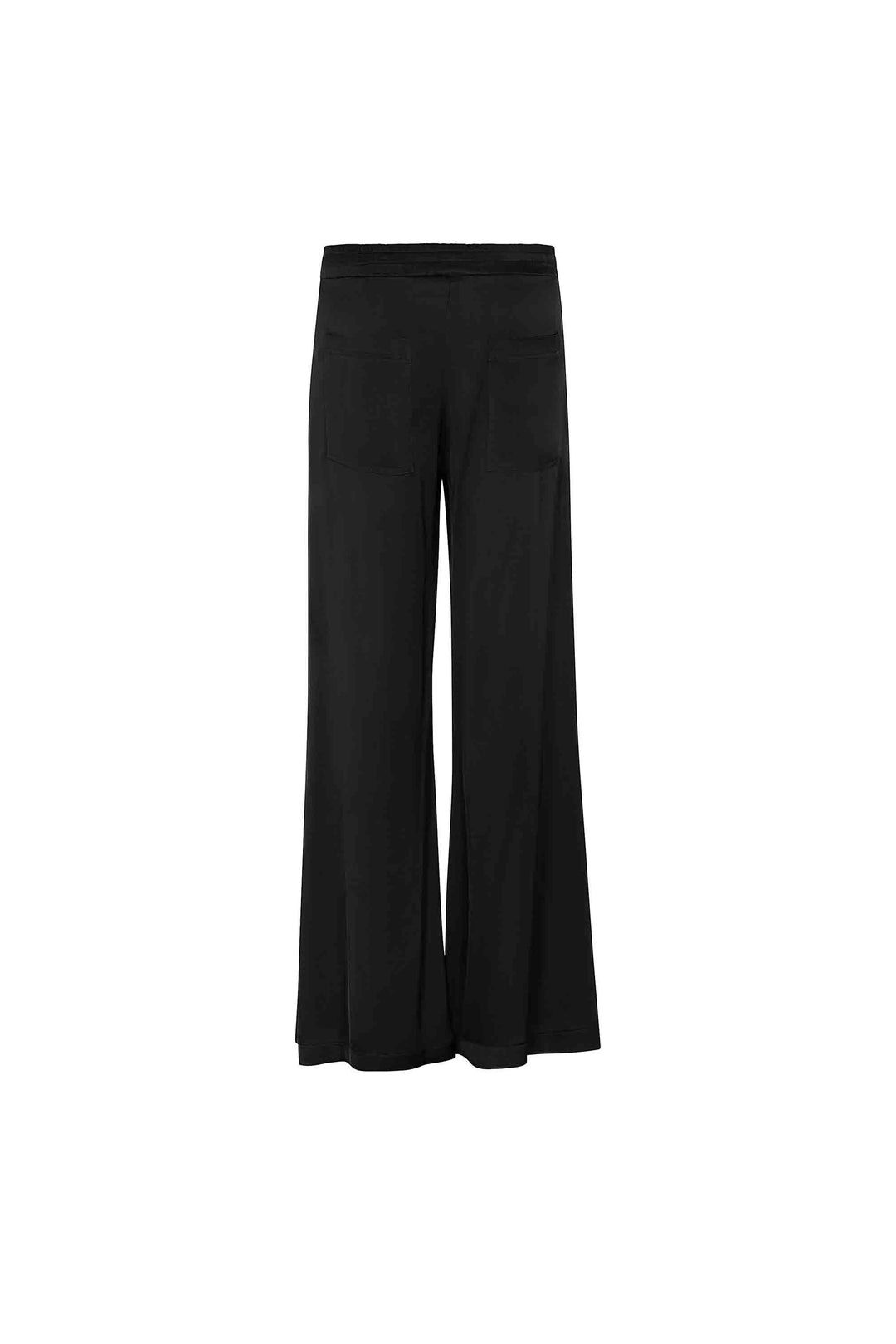 PANTALONE WIDE LEG IN RASO