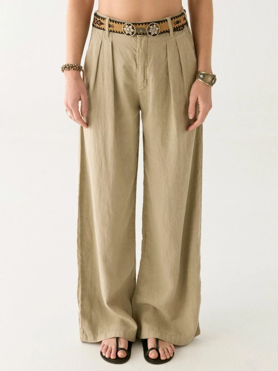 MARISA PANTALONE IN LINO