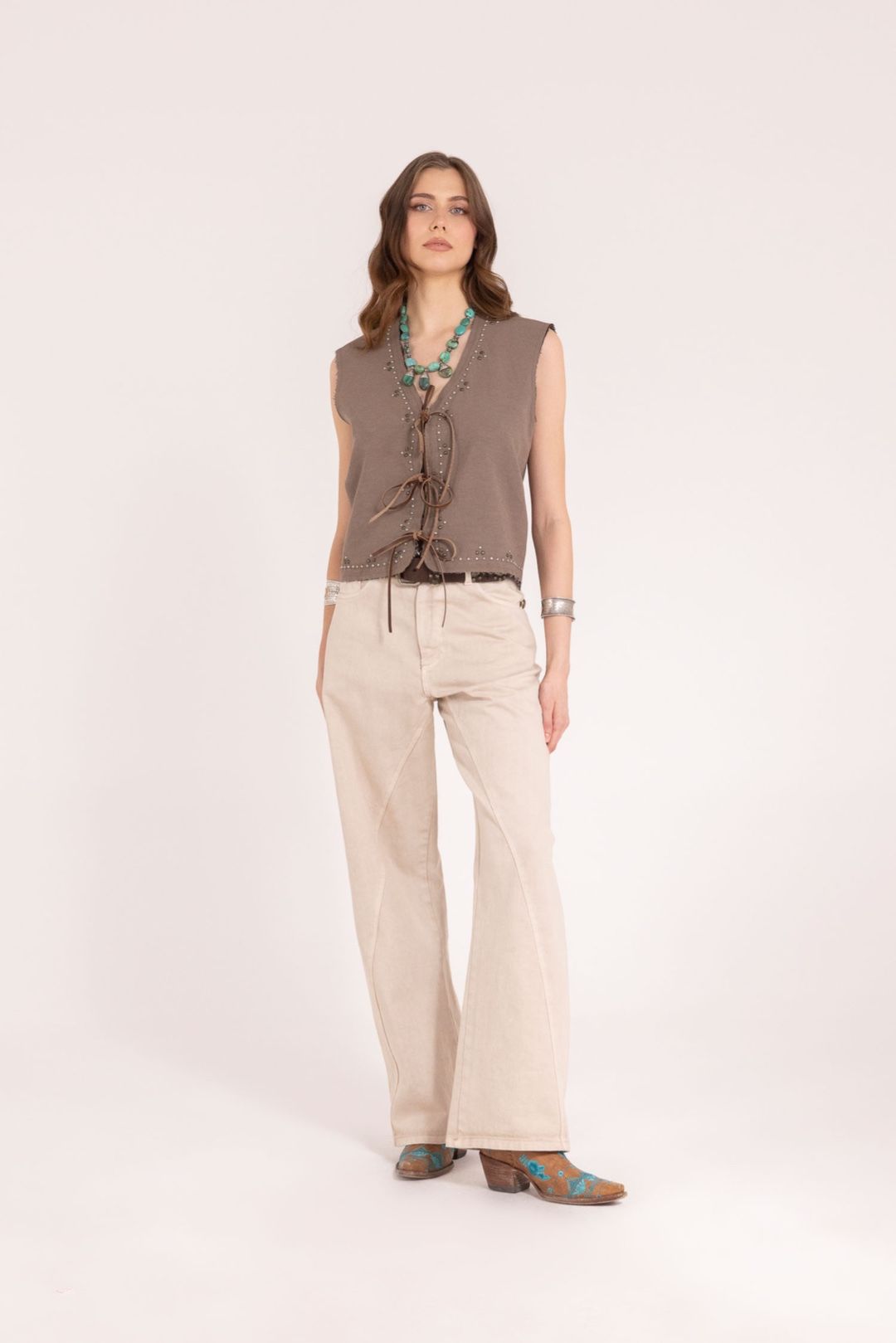 GILET CON BORCHIE