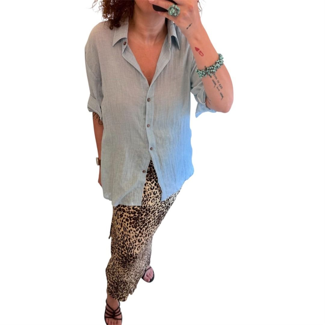 CAMICIA IN MUSSOLA DI COTONE