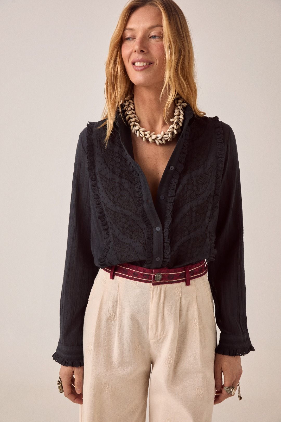 CAMICIA RICAMATA JAVIERA