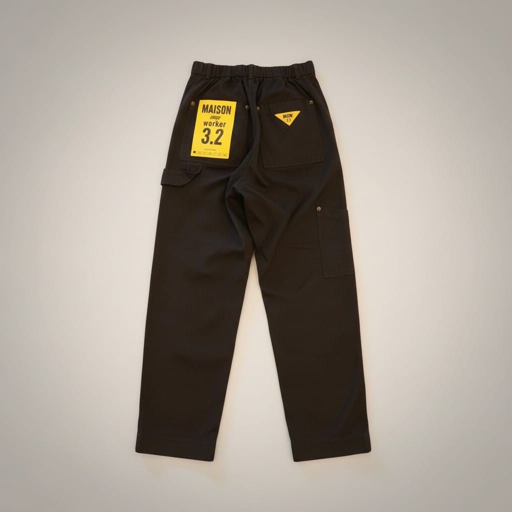PANTALONE WORKER TINTA UNITA