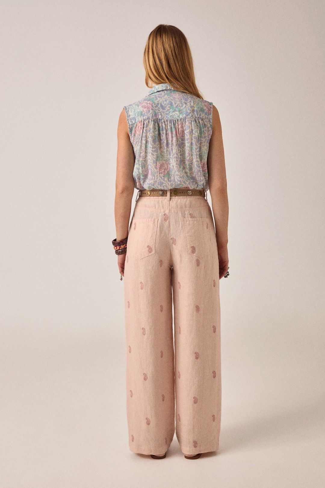 PANTALONE RICAMATO OTTO