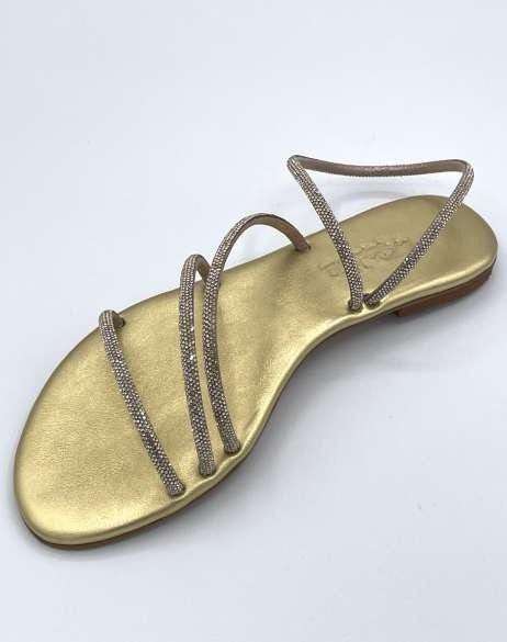 SANTORINI SANDALO STRASS