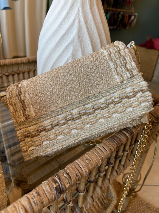 BORSETTA LUREX ORO