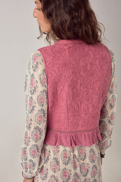 MIA EMBROIDERED VEST
