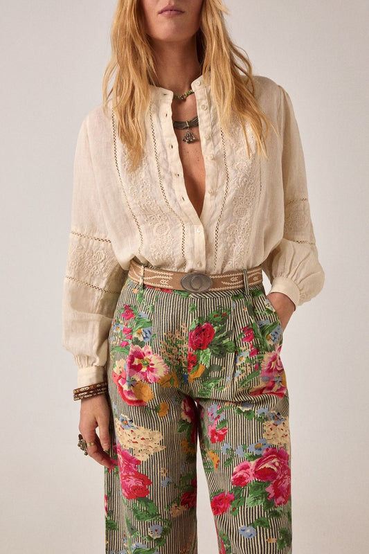 CAMICIA RICAMATA VIRGINIA
