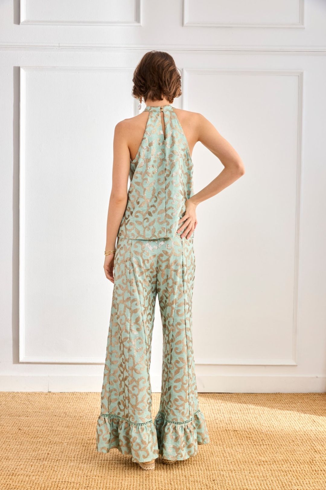 PANTALONE IN PAILLETTES TERIN