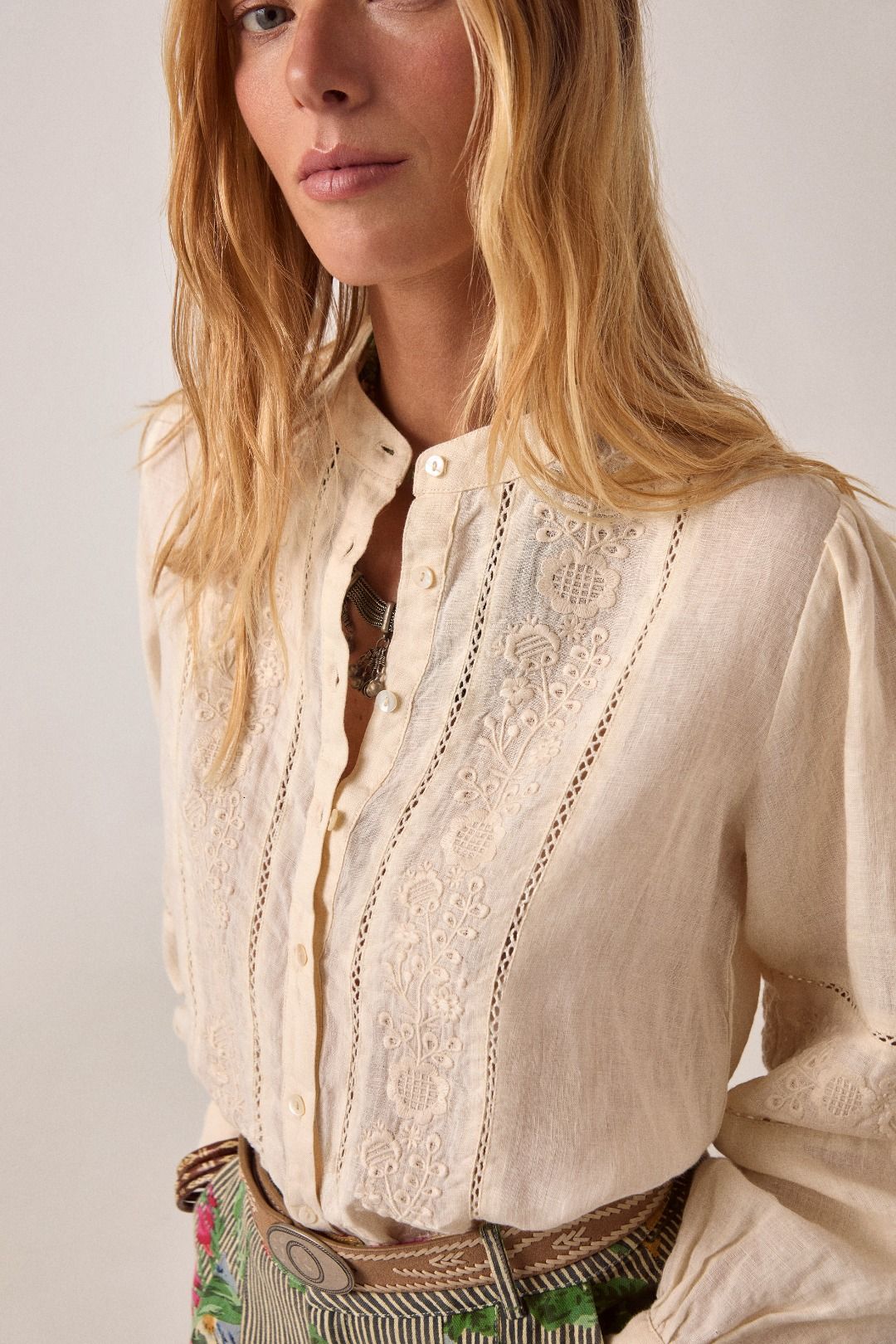 CAMICIA RICAMATA VIRGINIA
