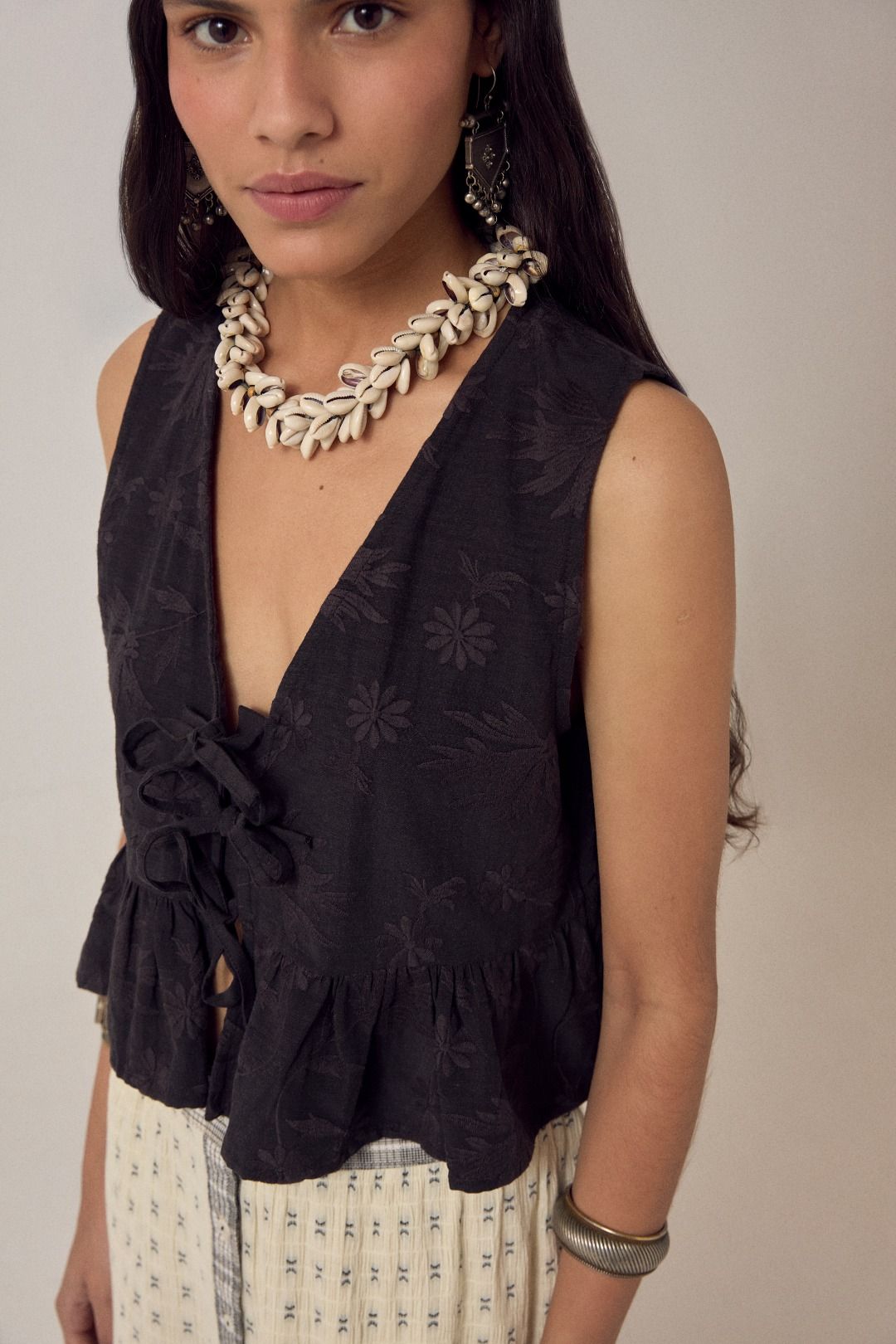 GILET RICAMATO ZHOU