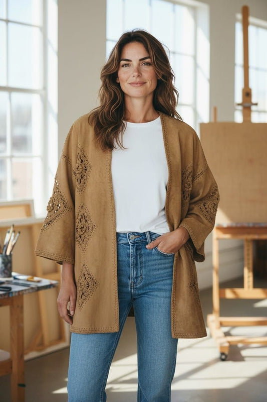 KIMONO ECO SUEDE